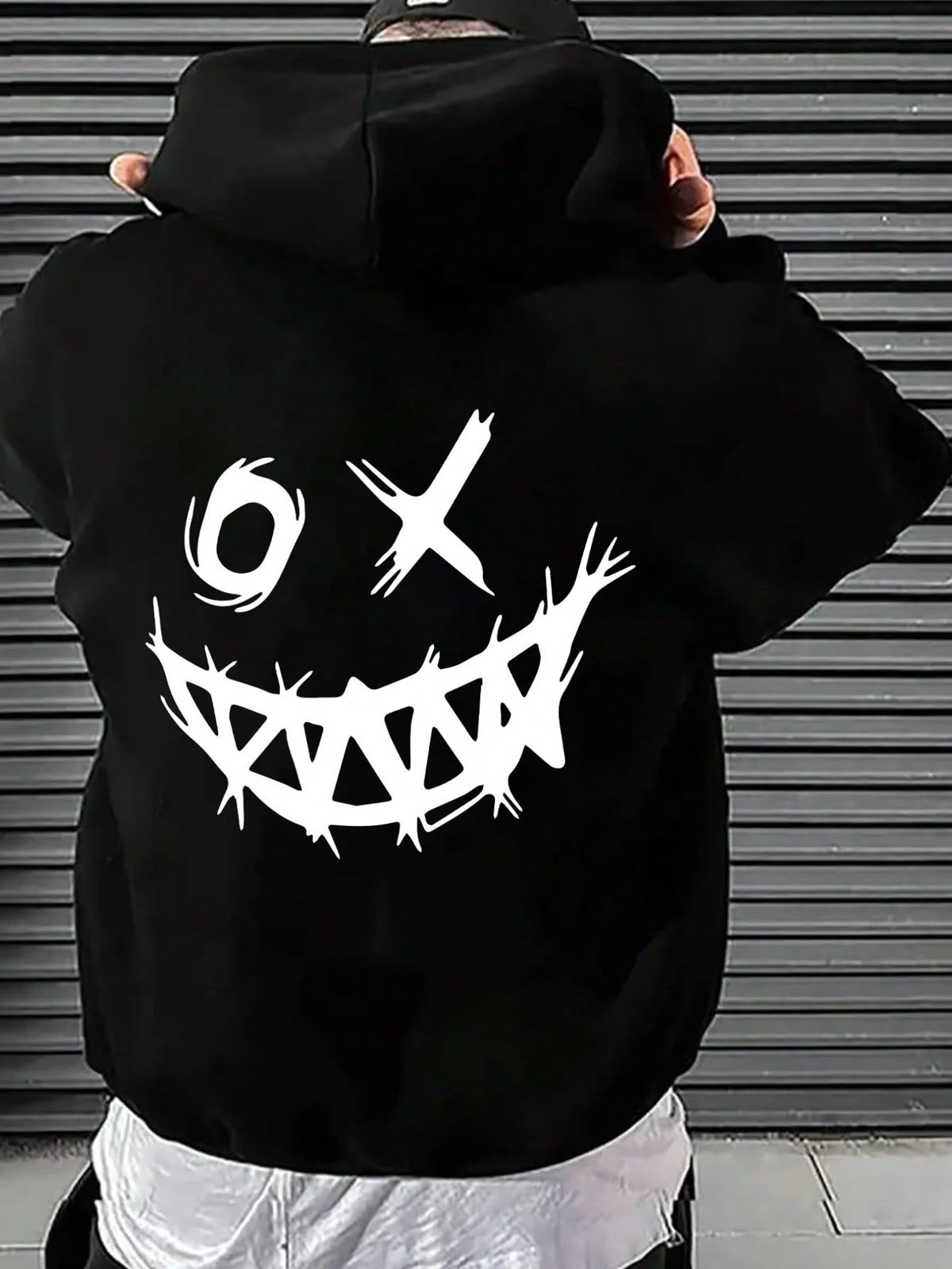 Grin Graphic Hoodie