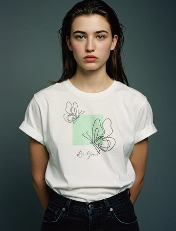 Be You – Minimal Butterfly Tee