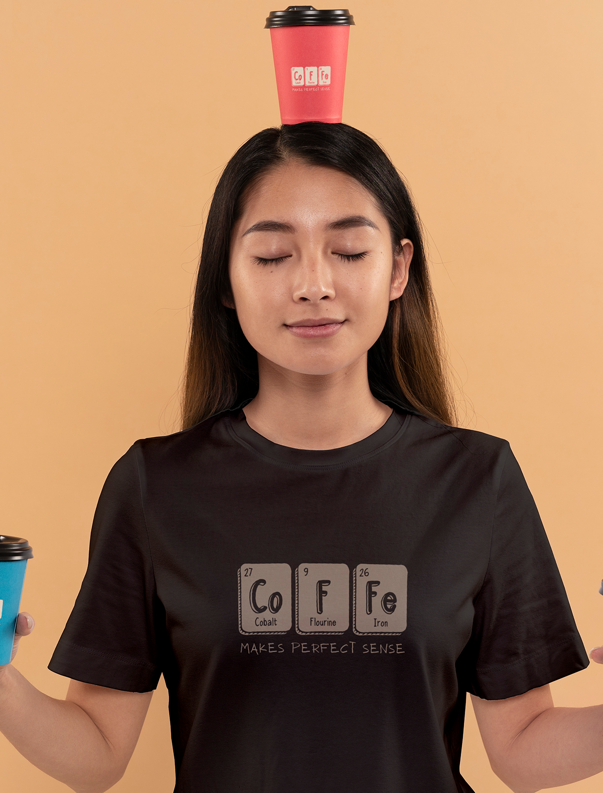 Coffee Chemistry Tee – Makes Perfect Sense