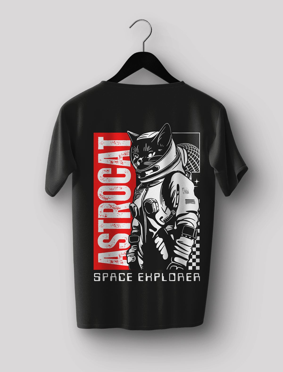 Oversized “Astrocat – Space Explorer” Tee