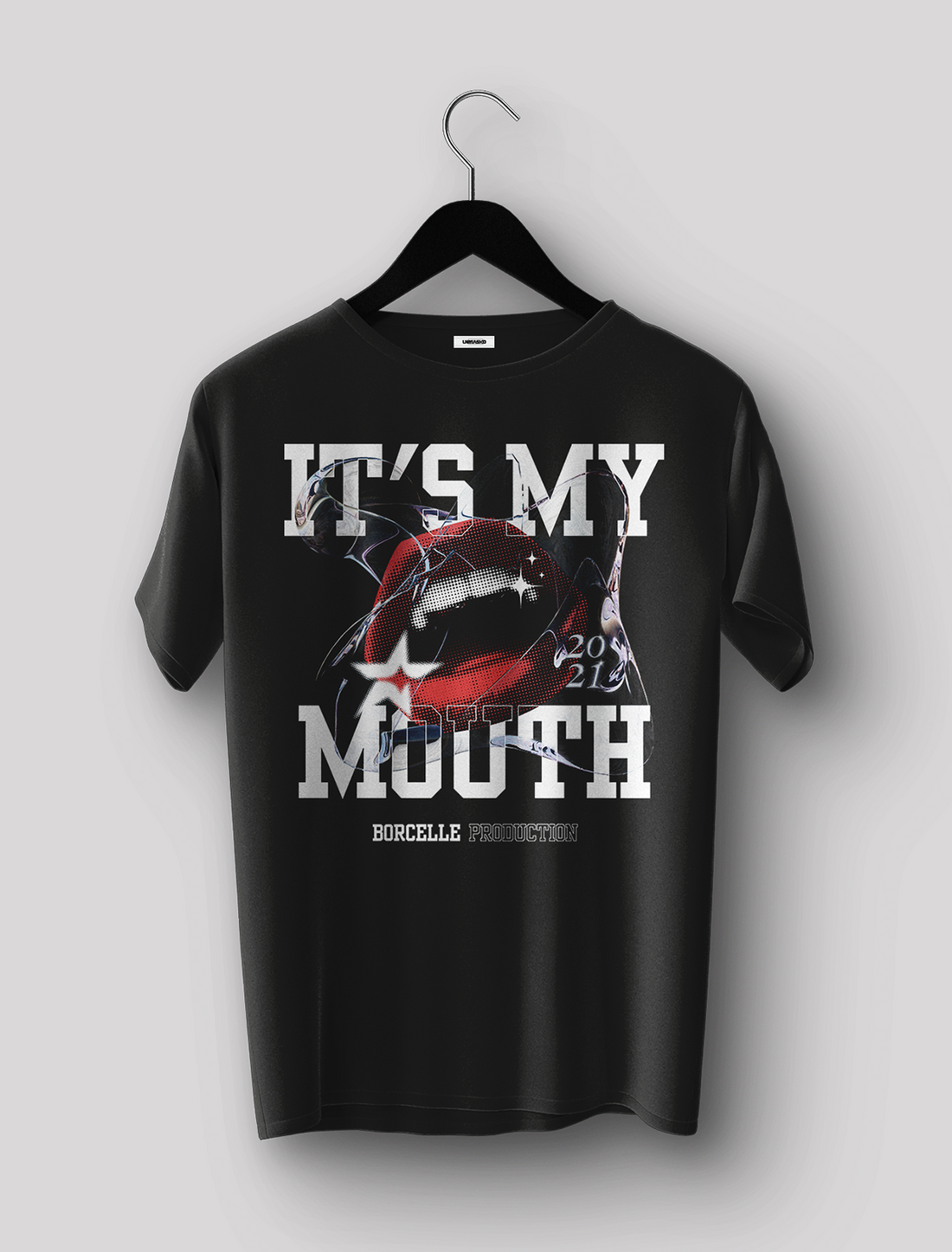 Oversized “It’s My Mouth” Graphic Tee