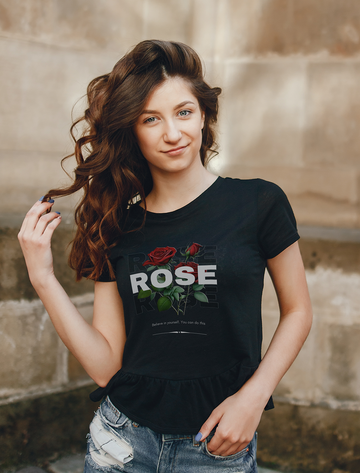 Rose – Believe in Yourself Graphic Tee