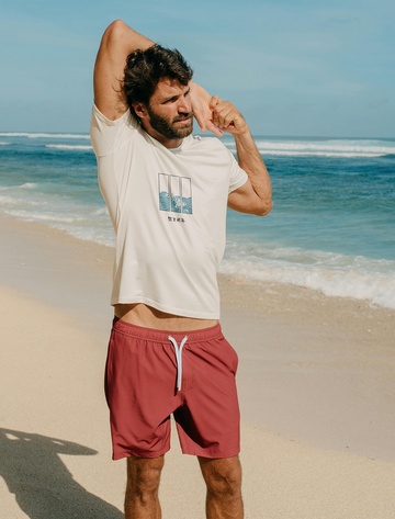 Wave Triptych Minimal Art Tee